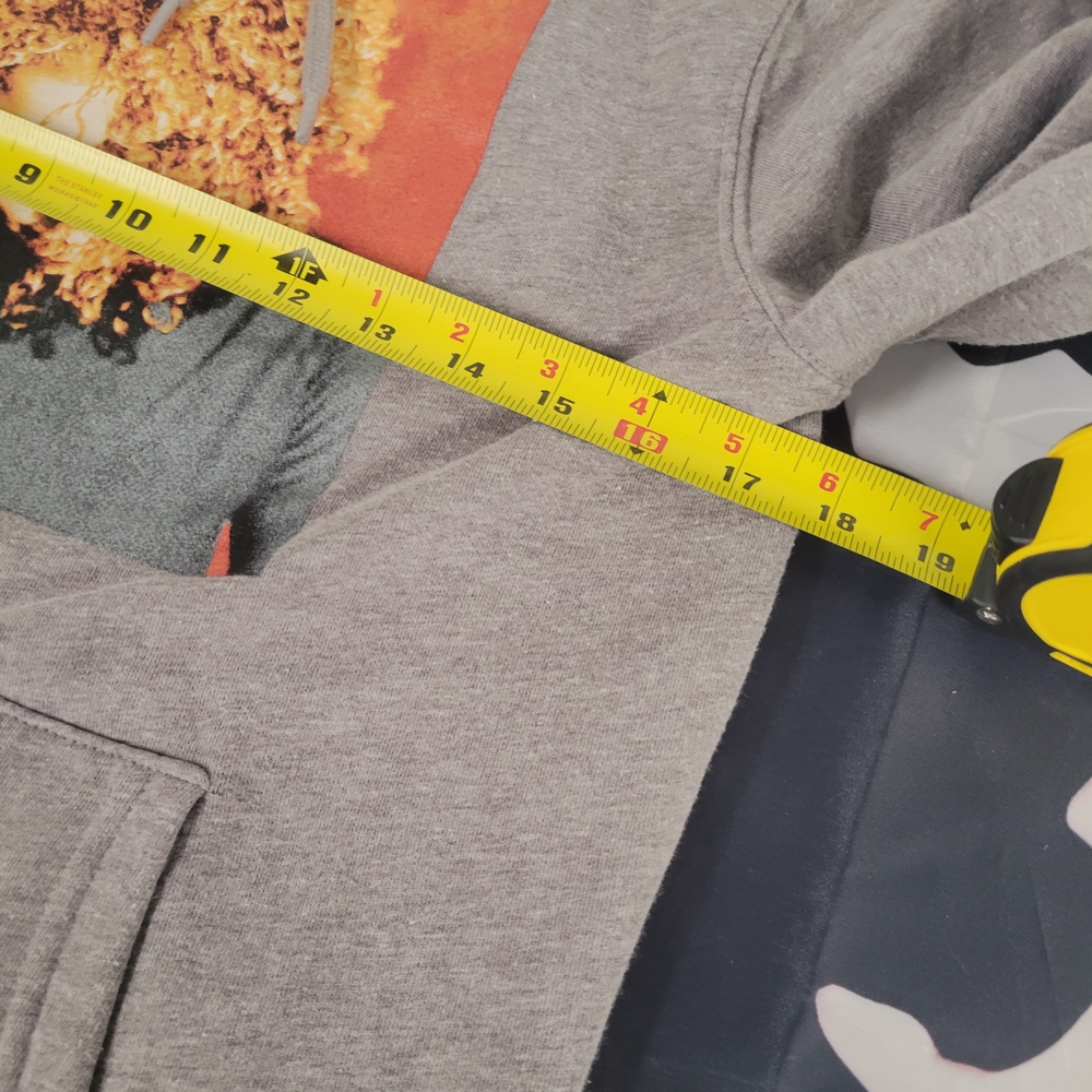Ladies Janet Jackson Gray Hoodie Sweater, Small - Picture 4 of 6